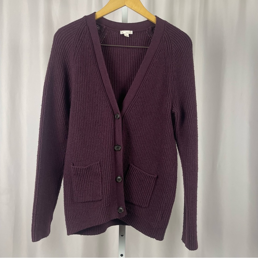 GAP Women's Purple Cardigan Sweater